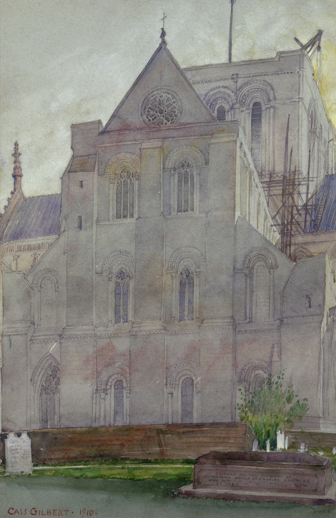 North Transept, Winchester Cathedral, England, by Cass Gilbert, public domain