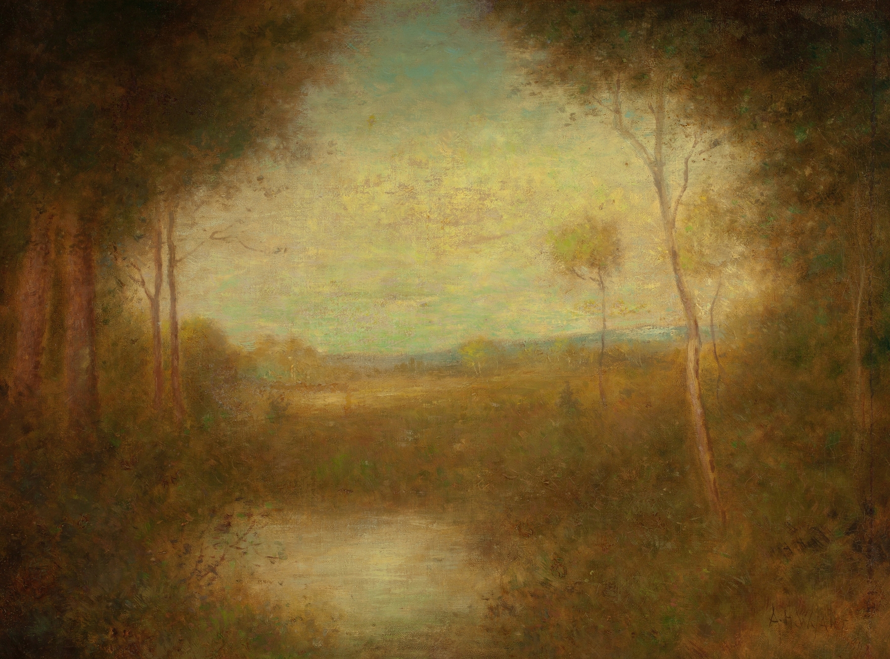 View from the Woods, by Alexander Helwig Wyant, public domain