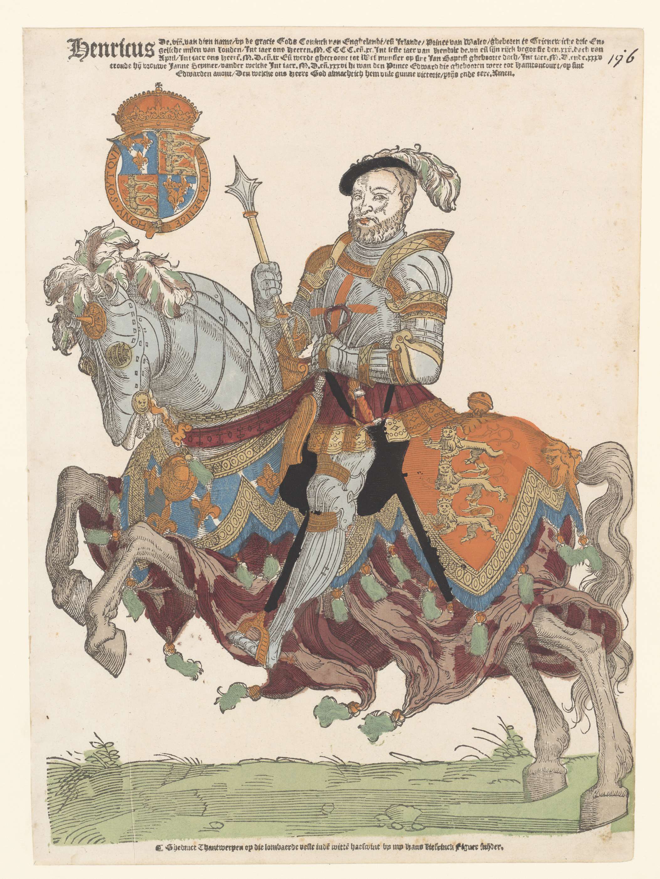 Portret van Hendrik VIII van Engeland, by Hans Liefrinck (I), public domain