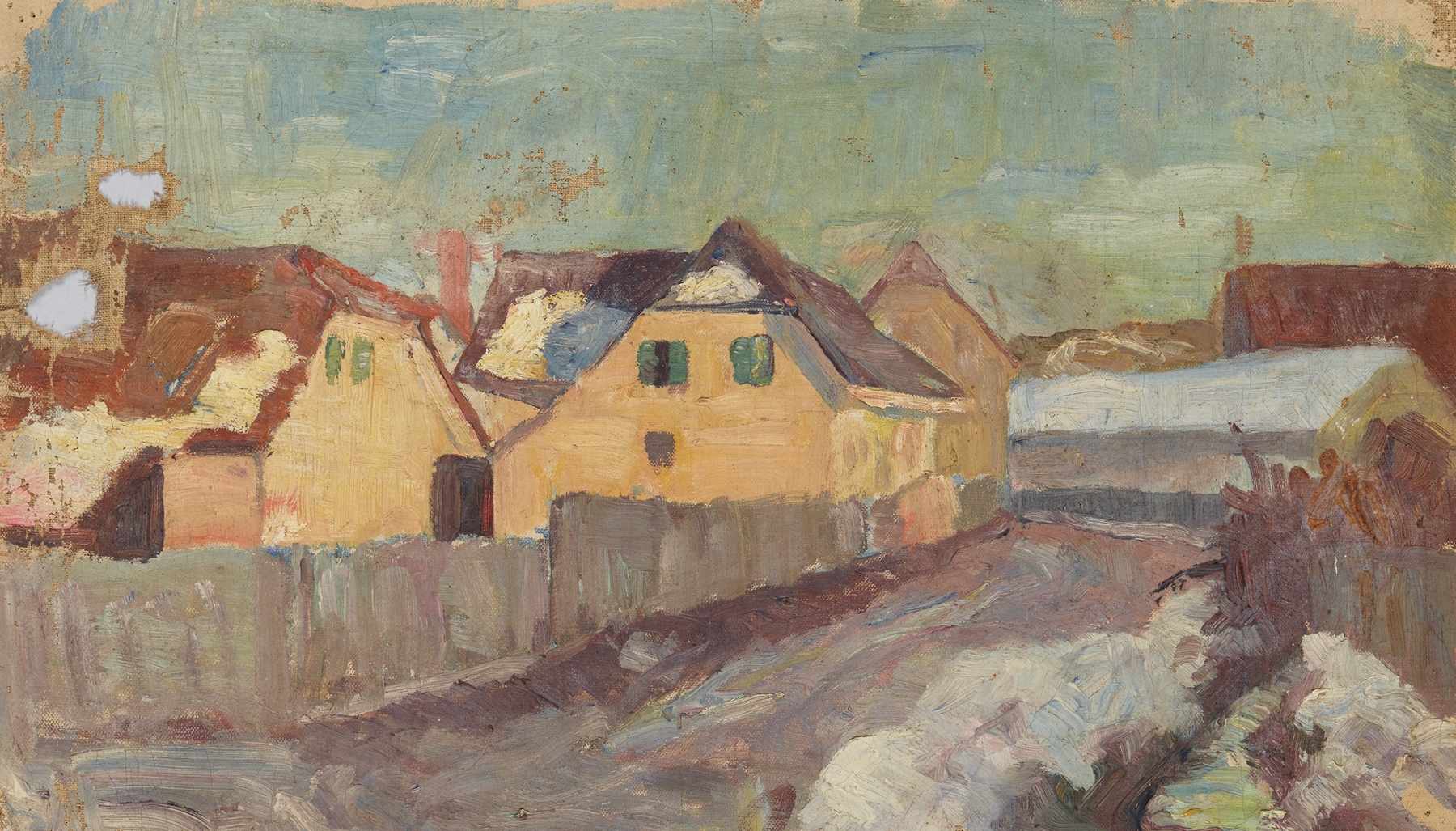 Dorf, by Anny Dollschein, public domain