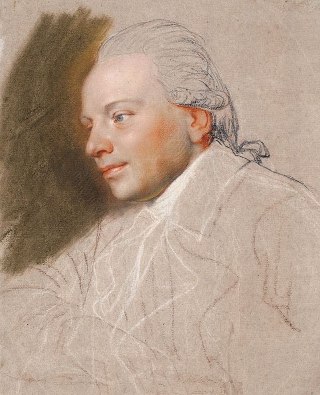 Portrait of a younger gentleman by Jens Juel.