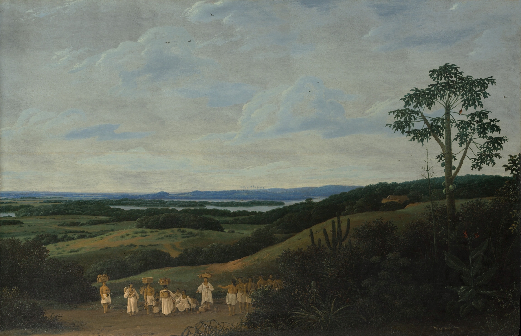 A Brazilian Landscape, by Frans Post, public domain