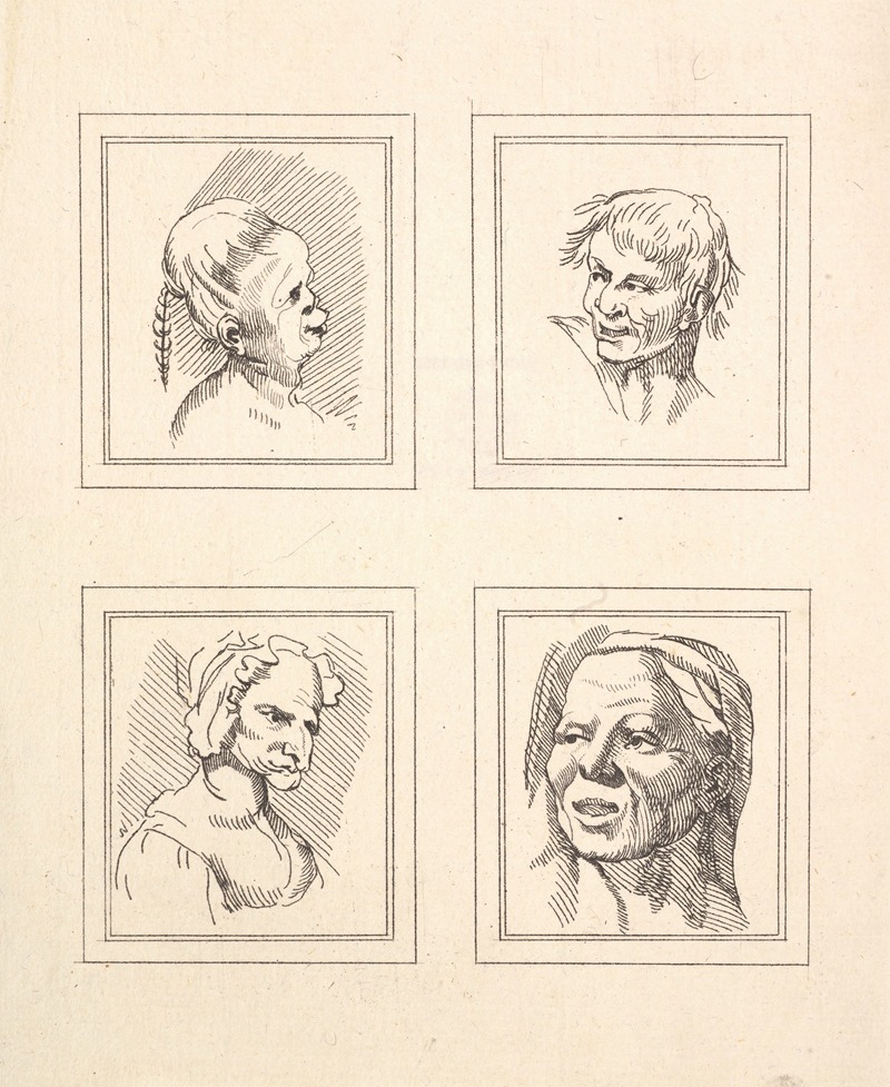A caricature by Wenceslaus Hollar depicting exaggerated features.
