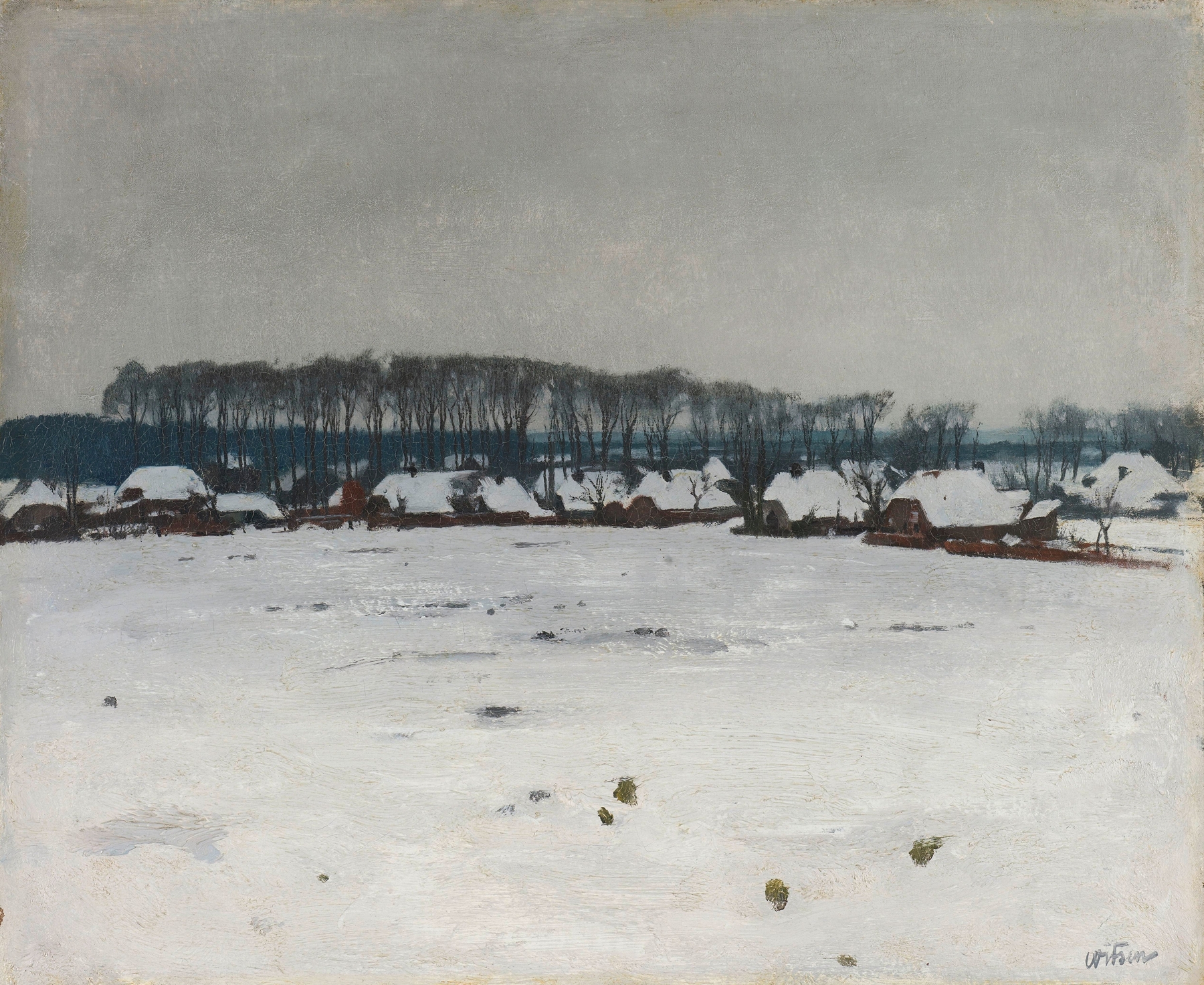 Winter Landscape, by Willem Witsen, public domain