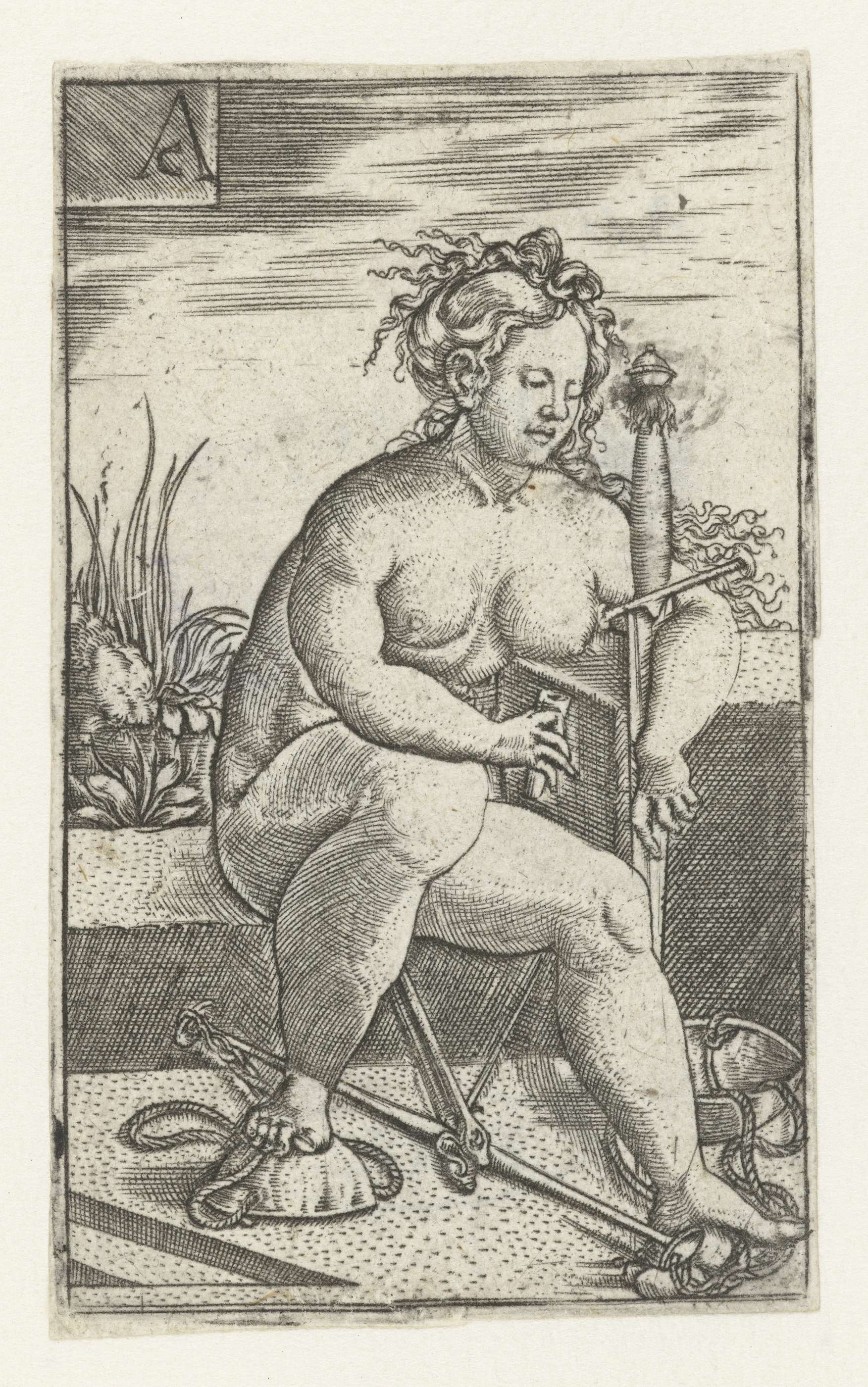 Gerechtigheid (Justitia), by Monogrammist AC (16e eeuw), public domain