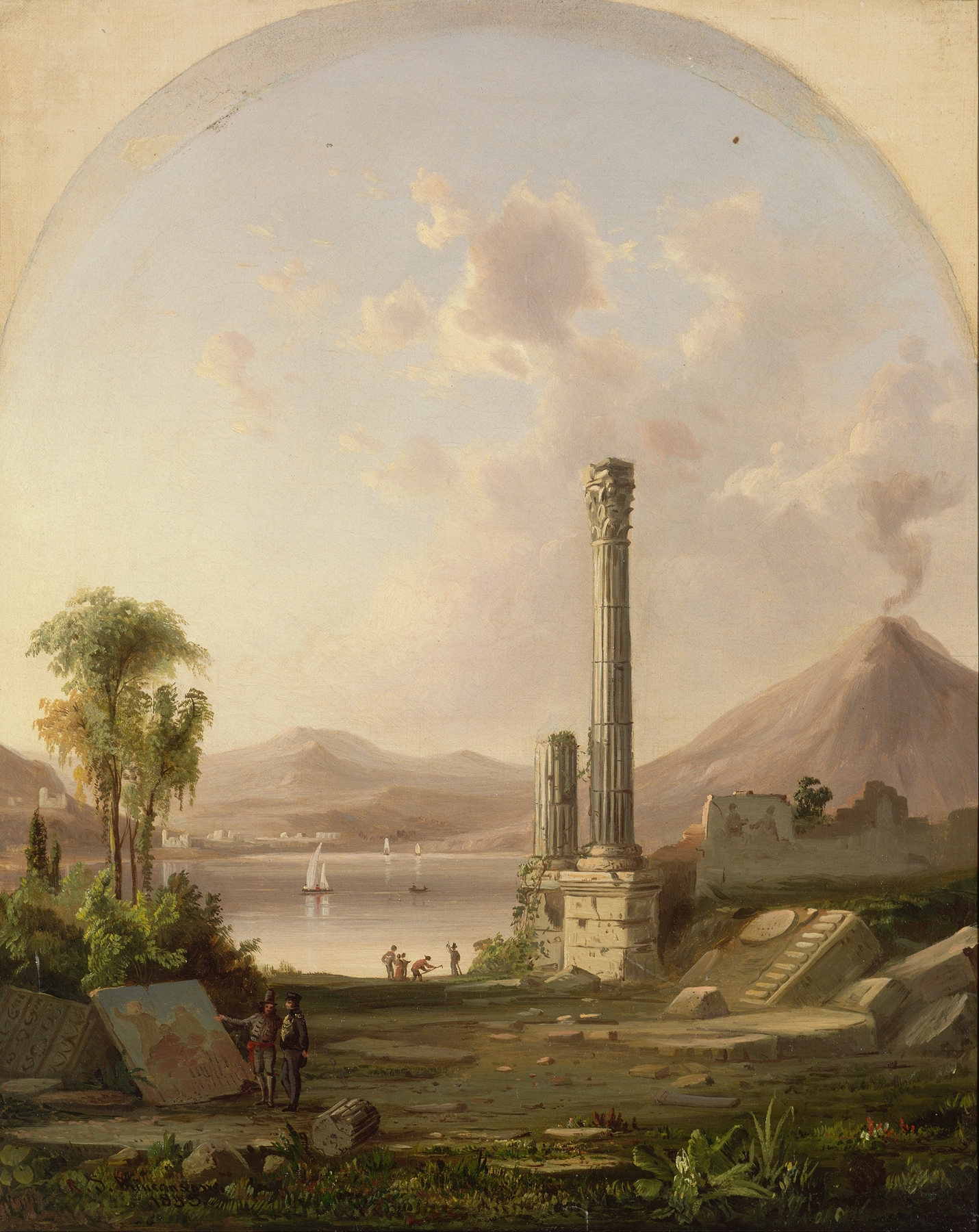 Pompeii, by Robert S. Duncanson, public domain