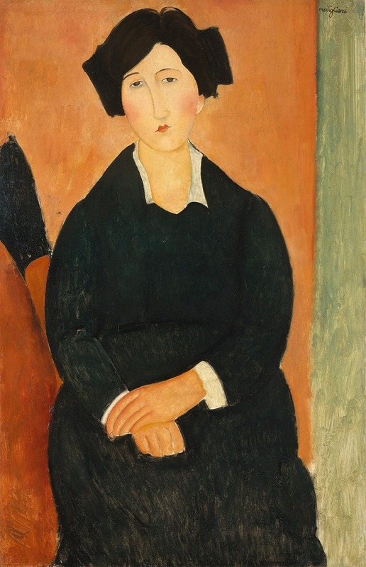 Amedeo Modigliani's 'The Italian' is a striking portrait showcasing elongated forms and a unique color palette.