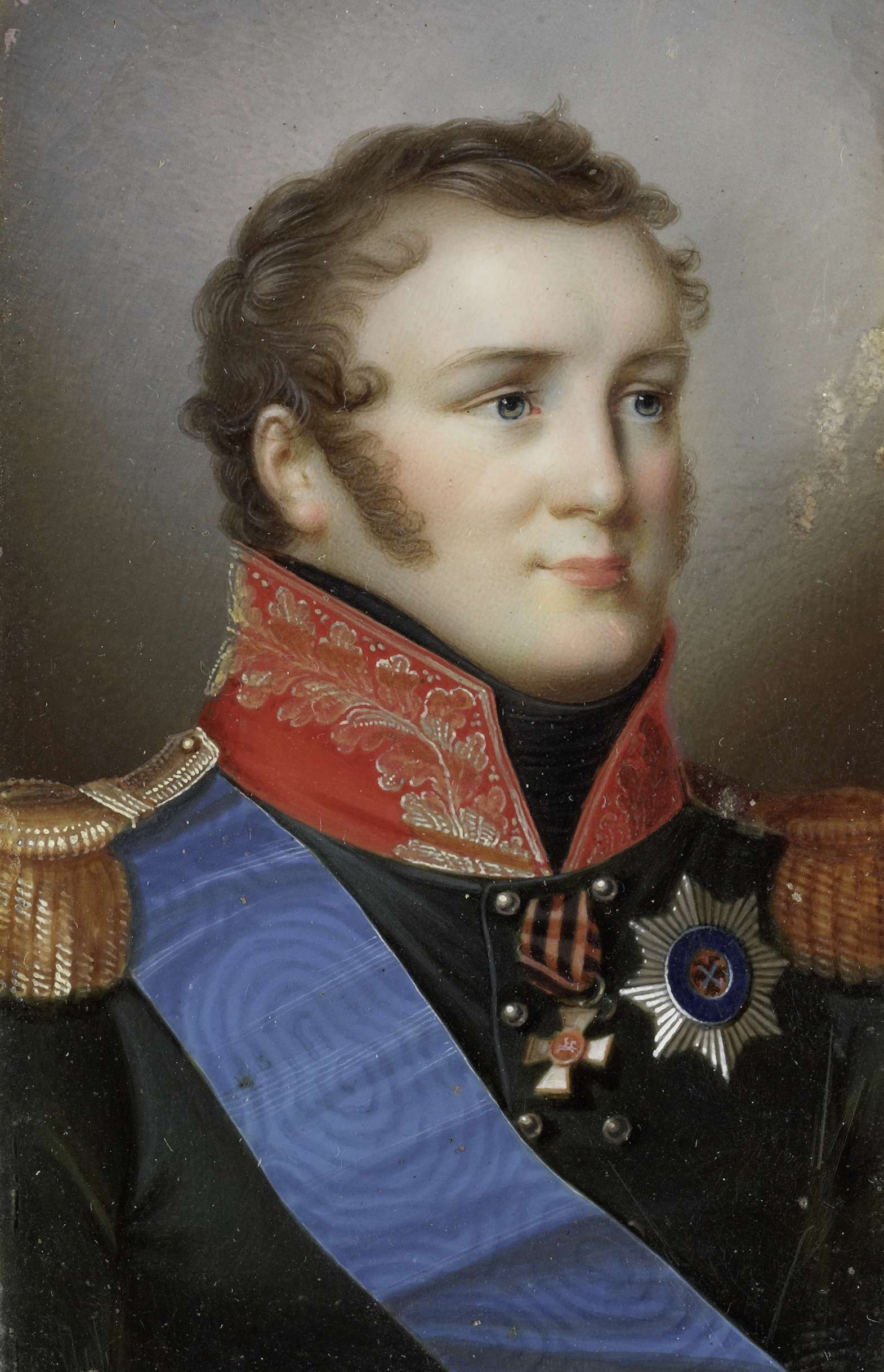 Portrait of Alexander I (1777-1825), Emperor of Russia, by Domenico Bossi, public domain