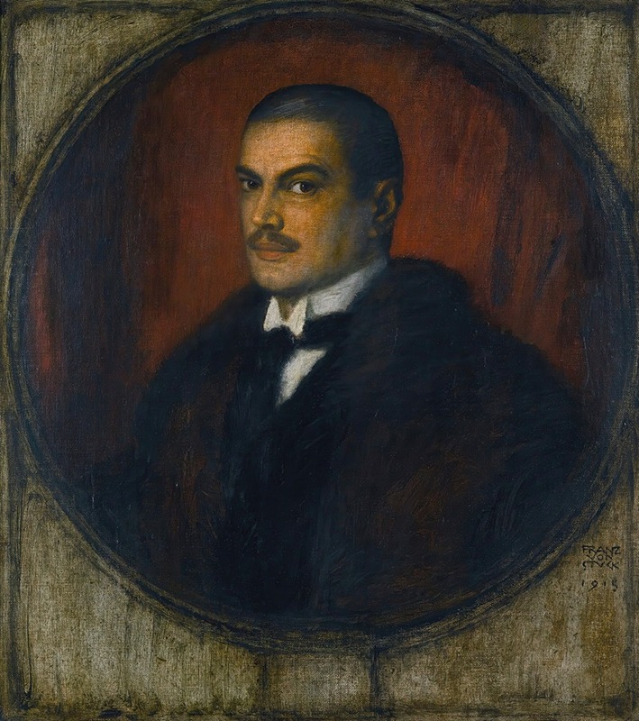 Self-portrait by Franz von Stuck showcases the artist's introspective nature.