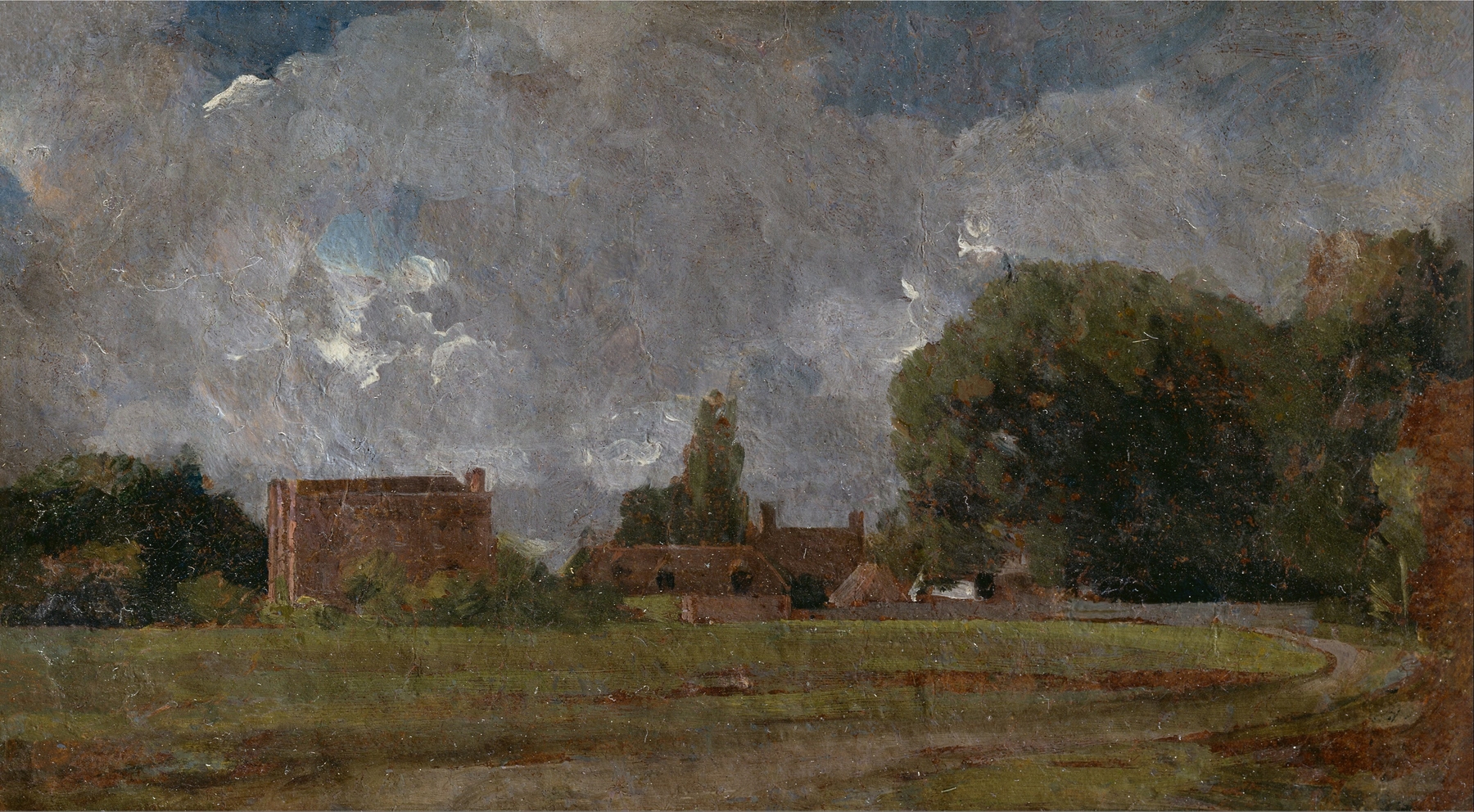 Golding Constable’s House, oil on canvas by John Constable