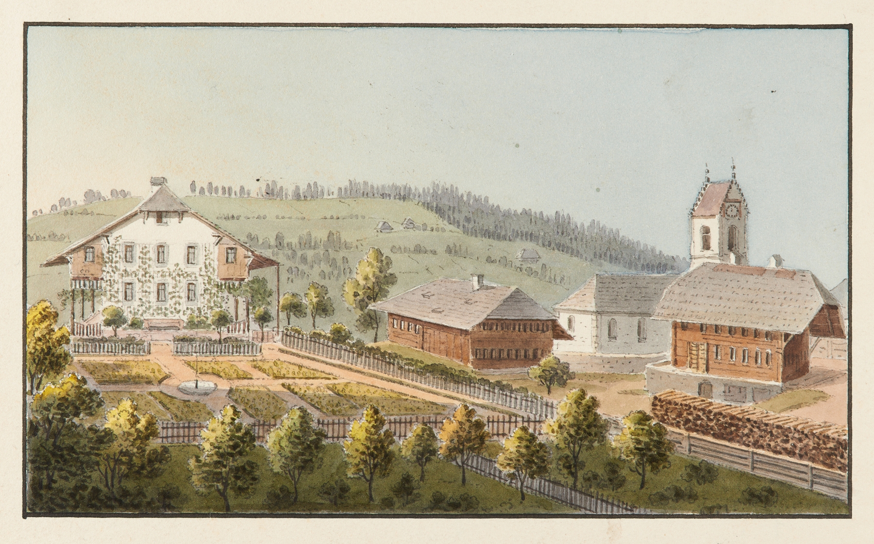 Dürrenroth by Jakob Samuel Weibel, expressionism, landscape