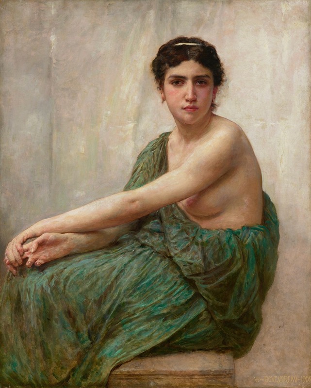 Réflexion by William Bouguereau