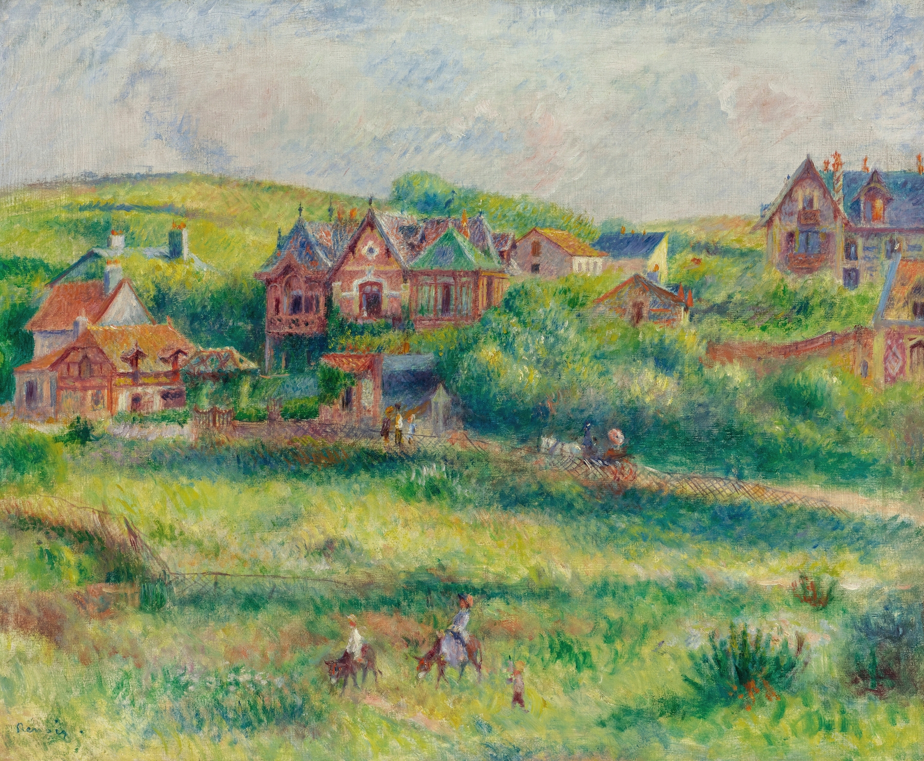 Le Châlet De Blanche Pierson À Pourville, by Pierre-Auguste Renoir, public domain