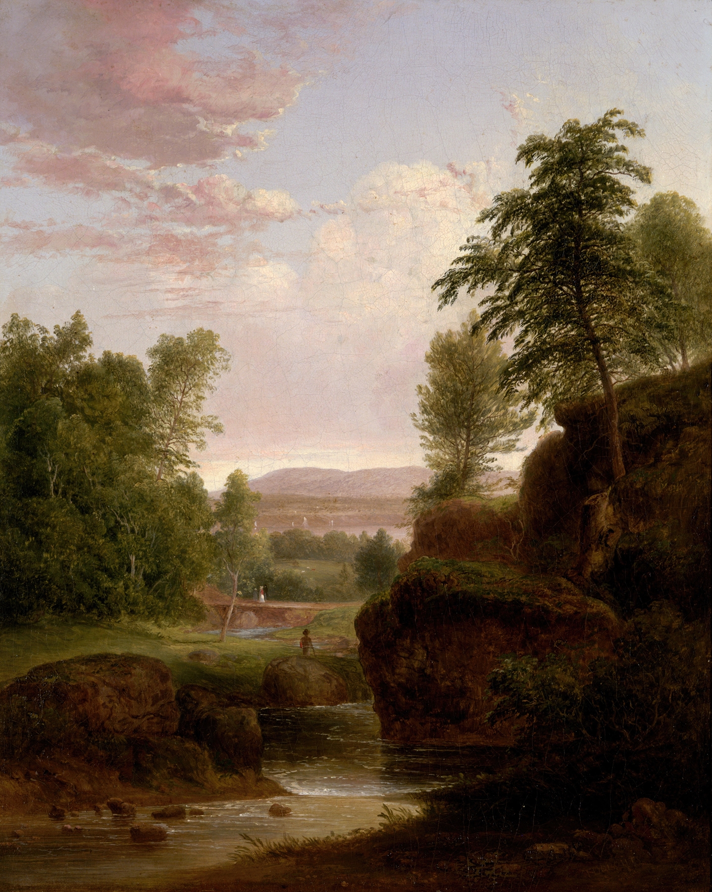 View toward the Hudson River, by Thomas Doughty, public domain