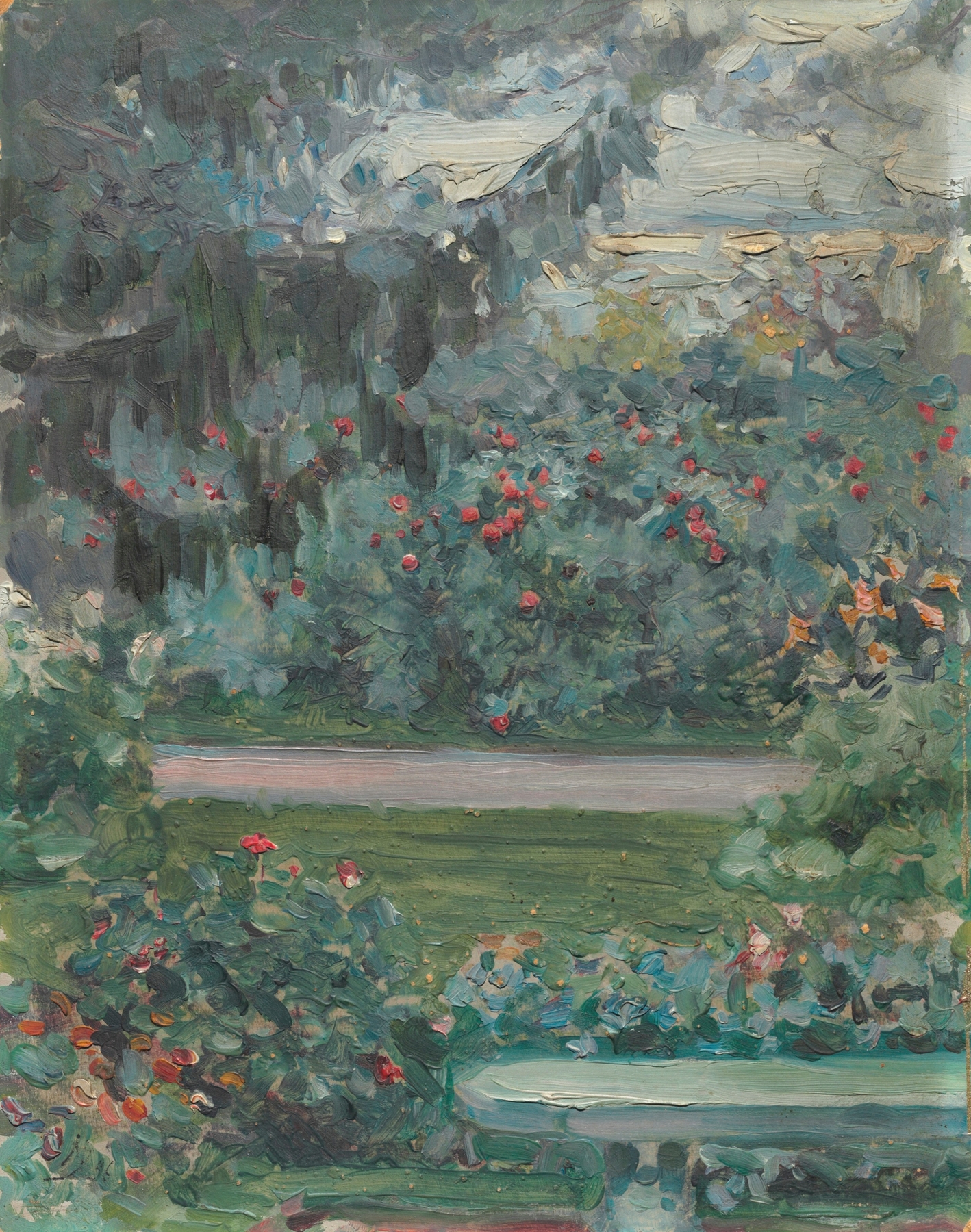 Little garden, by Maria Yakunchikova, public domain