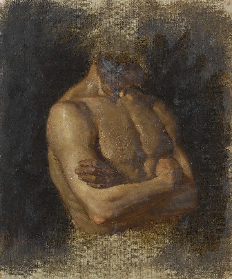 Nude Study by Gustaf Cederström