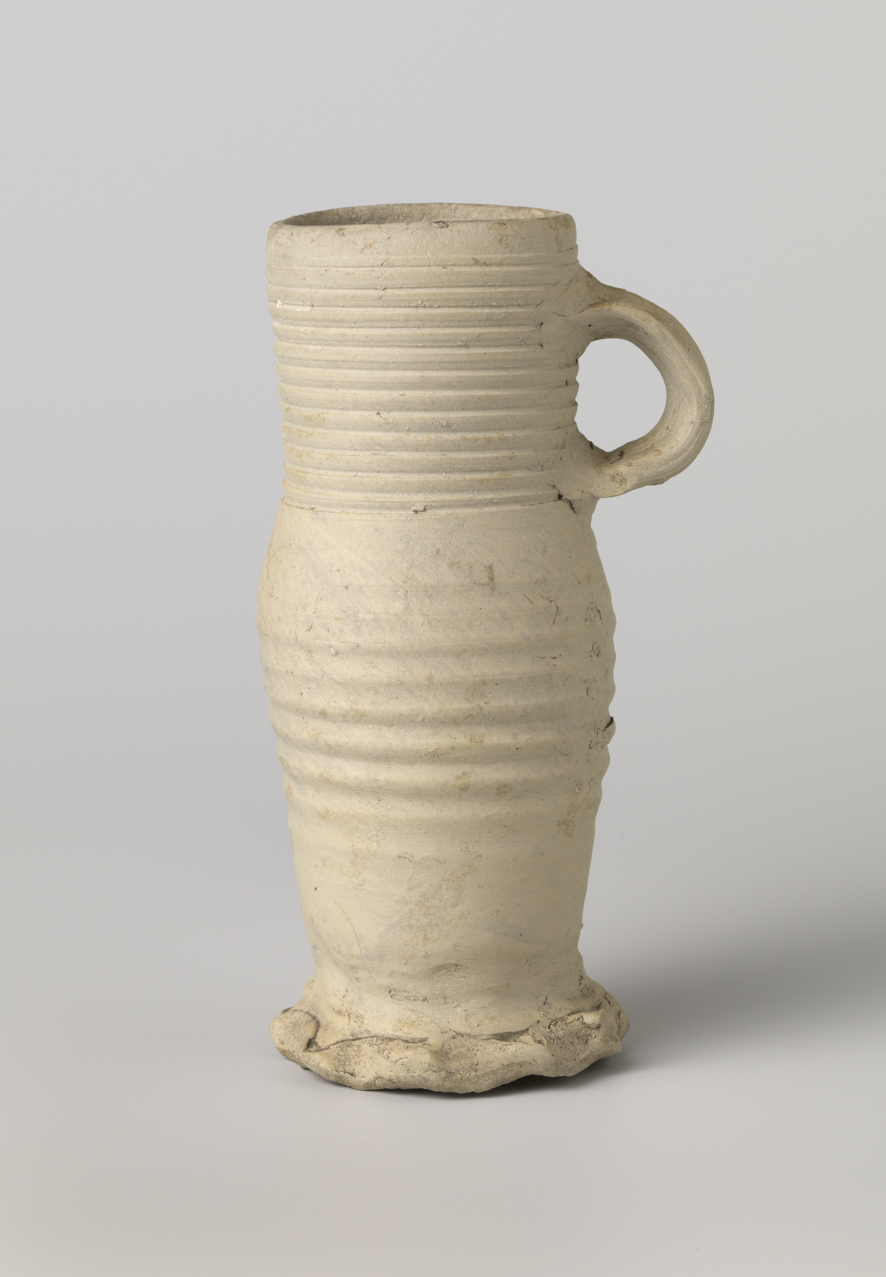 Ribbed jug, Northern Renaissance, Unknown Artist, showcasing a textured surface.