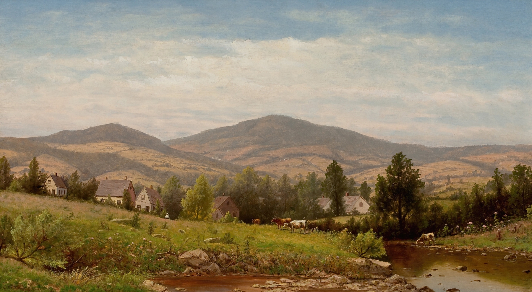 View Near Williamstown, Berkshire County, Massachusetts, by Charles W. Knapp, public domain