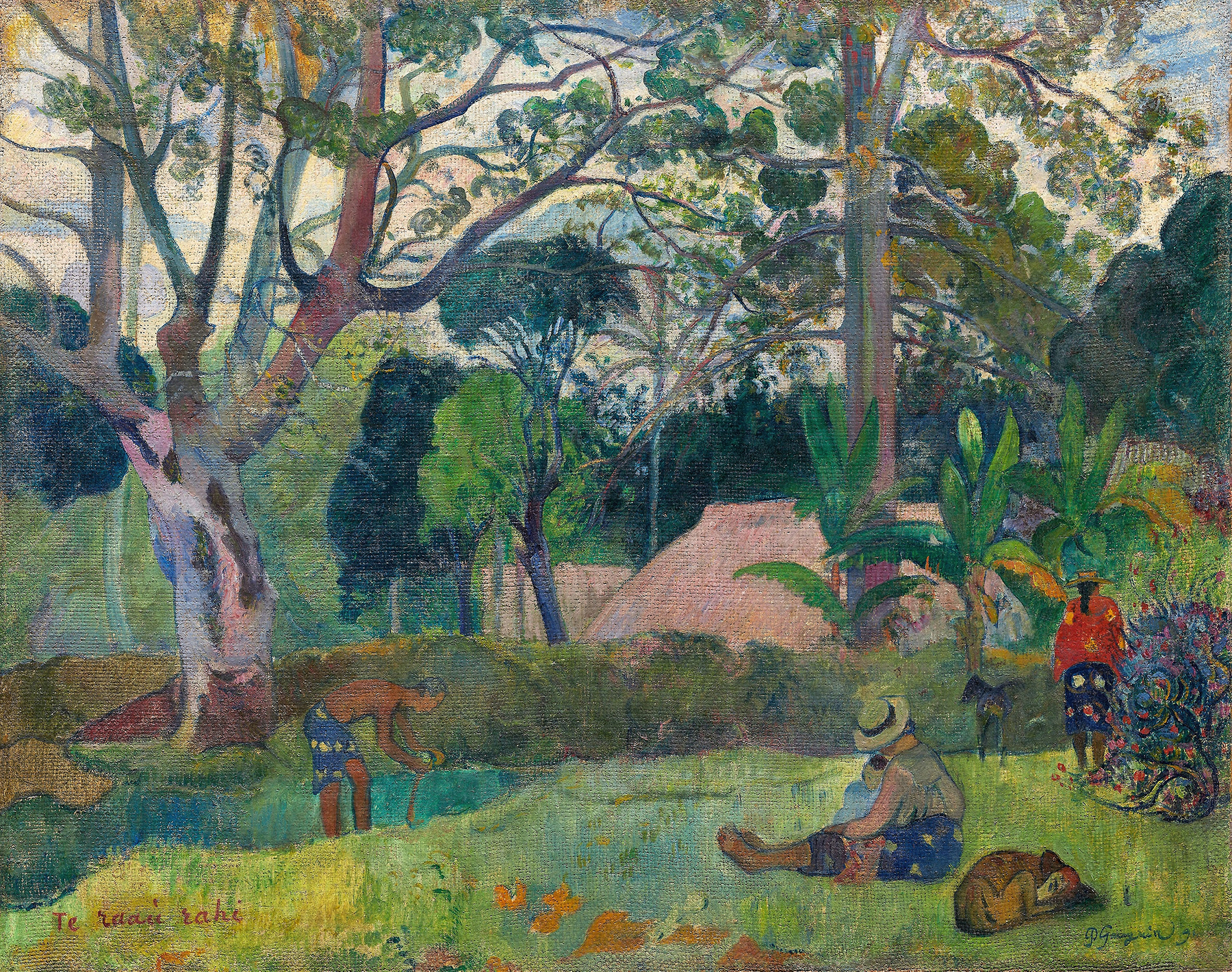 Te raau rahi (The Big Tree), by Paul Gauguin, public domain