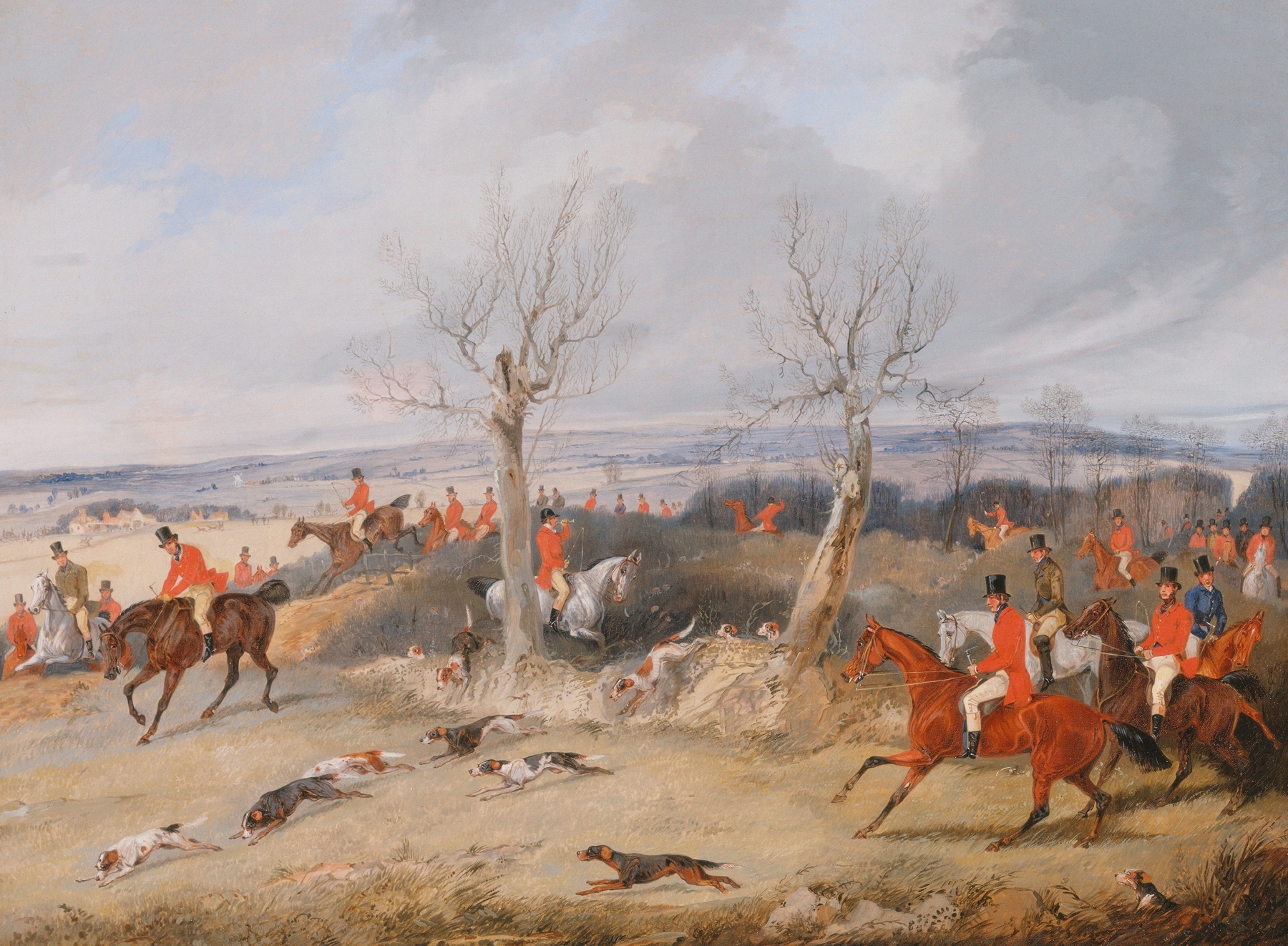 Hunting Scene: In Full Cry, by Henry Thomas Alken, public domain