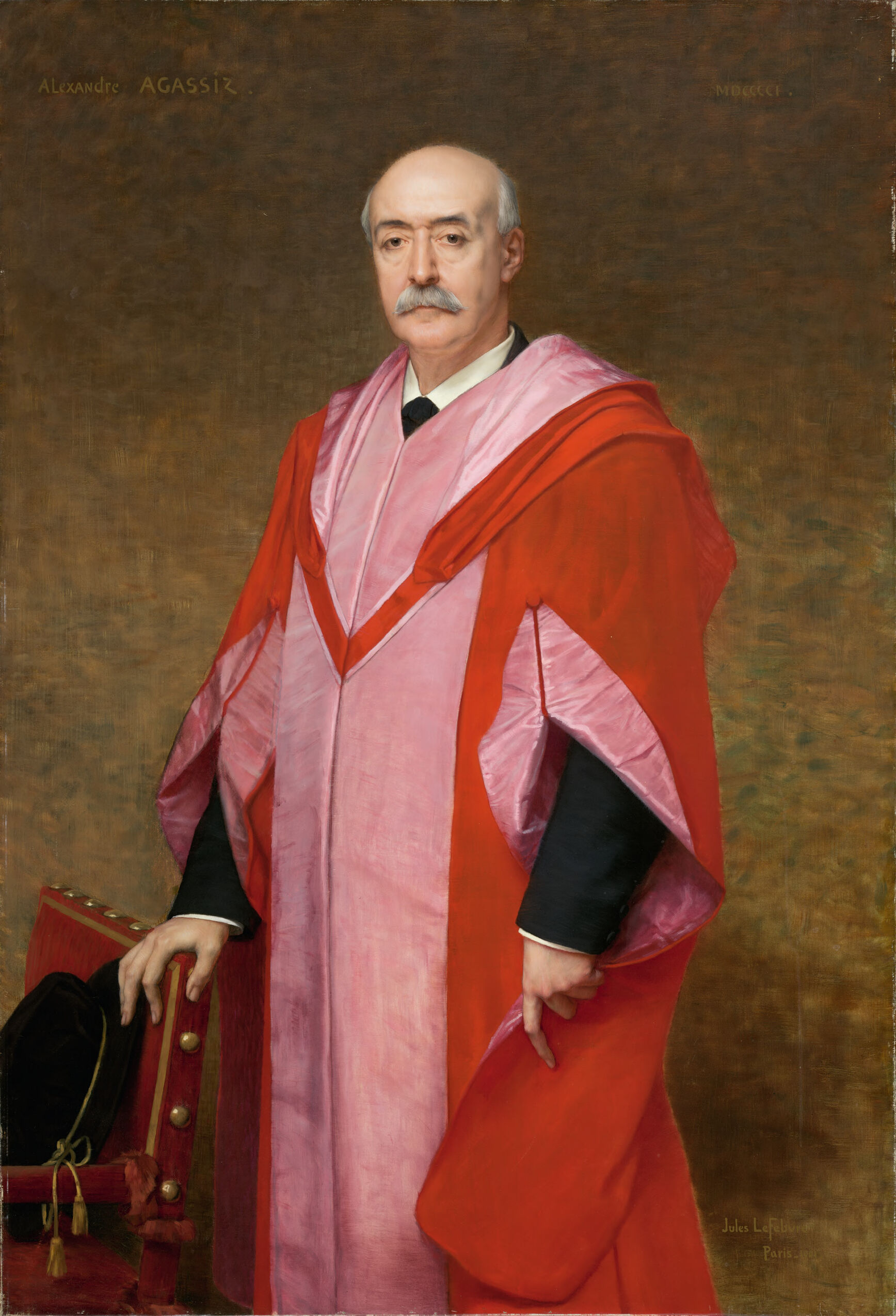Portrait of Alexander Agassiz, oil on canvas by Jules-Joseph Lefebvre