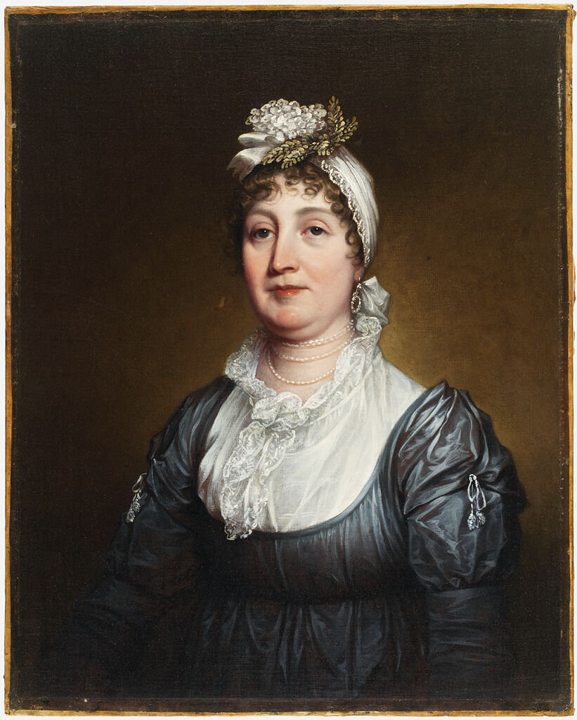 Phebe Taylor Winthrop (Mrs. Francis Bayard Winthrop) (1765-1841), by John Trumbull, public domain