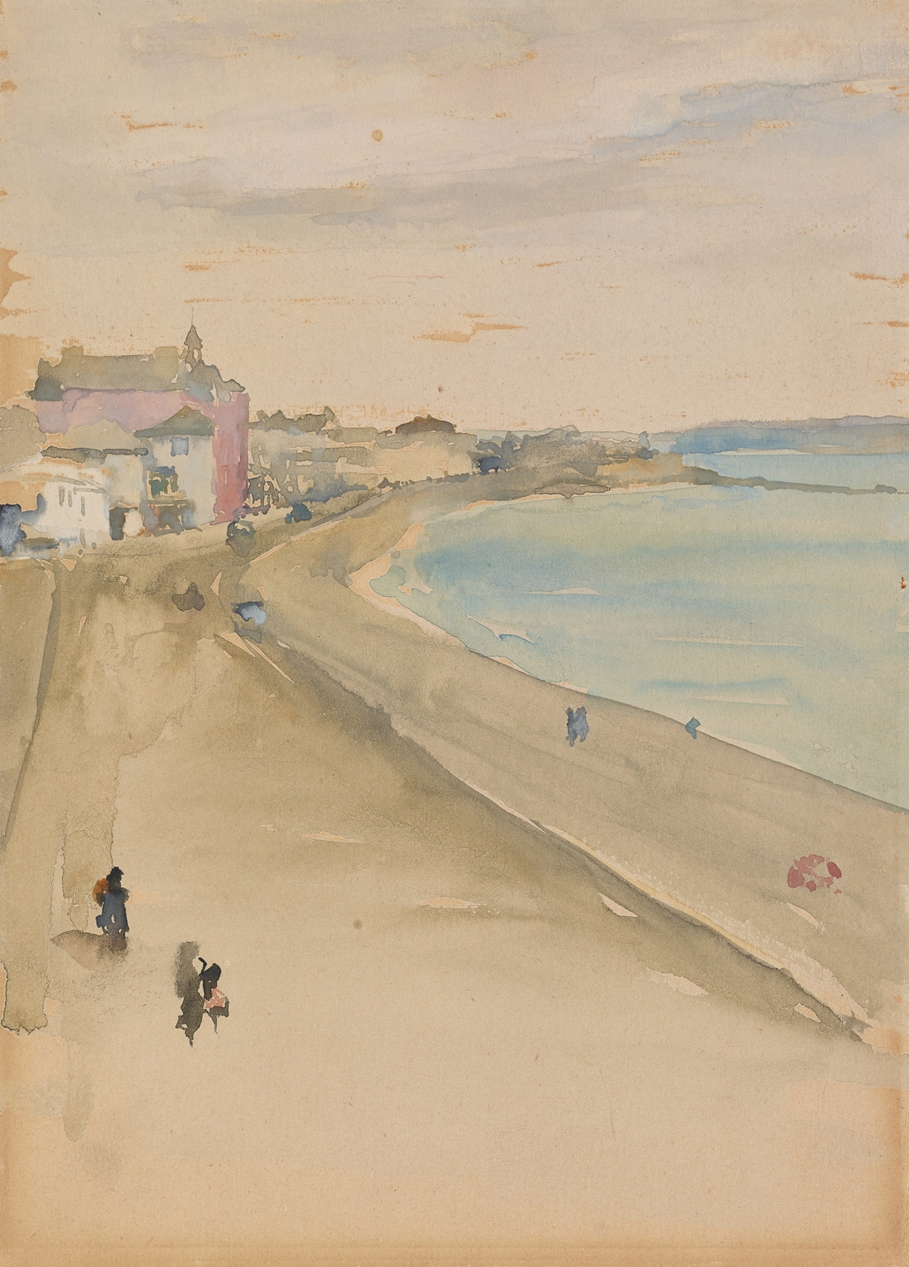 St. Ives; Cornwall, by James Abbott McNeill Whistler, public domain