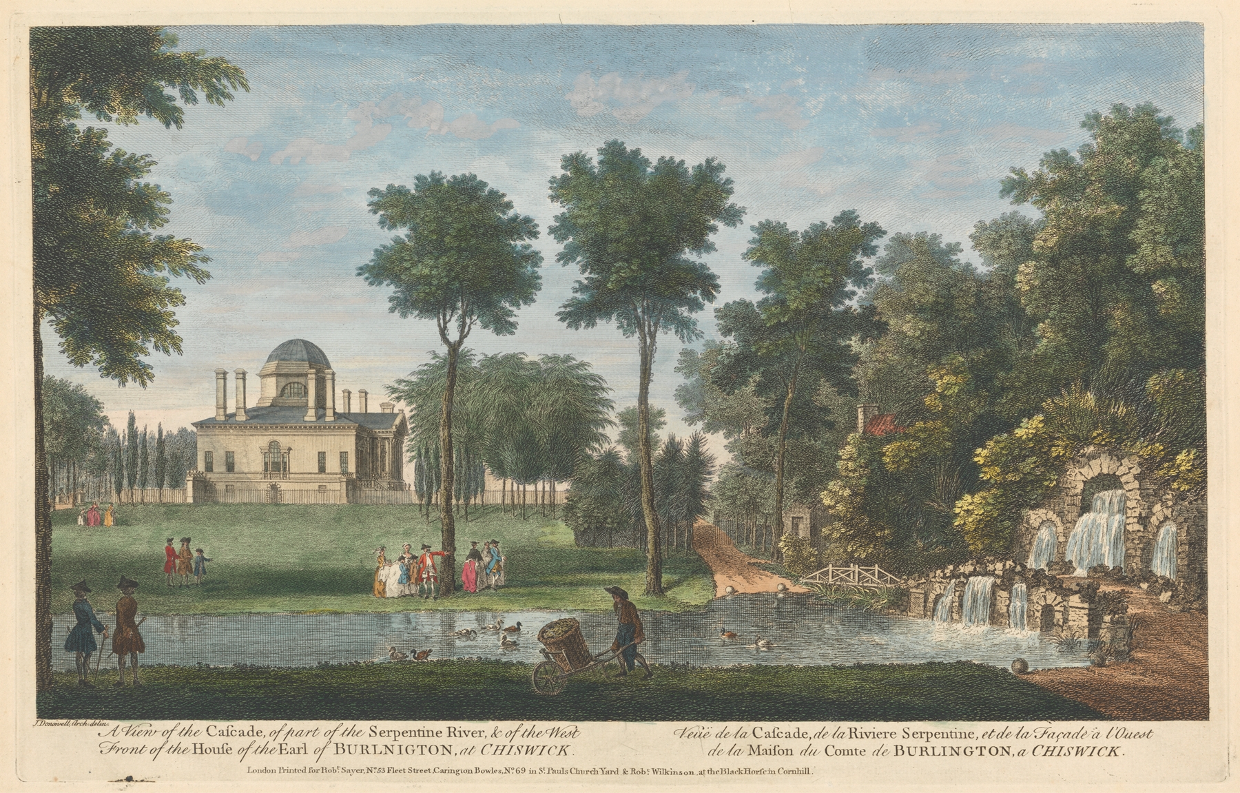 Oil on canvas by John Donowell depicting a river, house, and lush landscape.