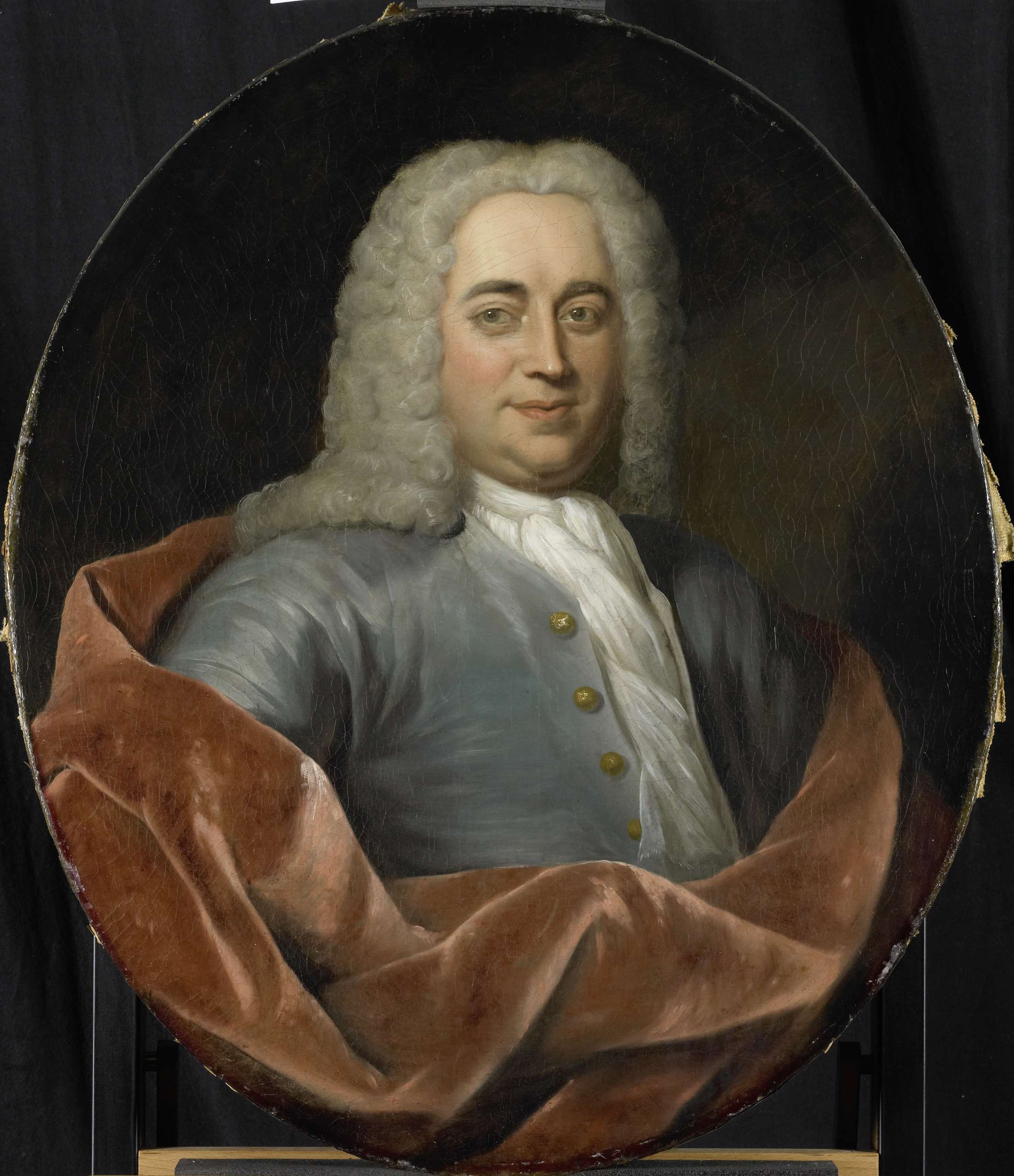 Portrait of Walter Senserff, oil painting by Jan Maurits Quinkhard