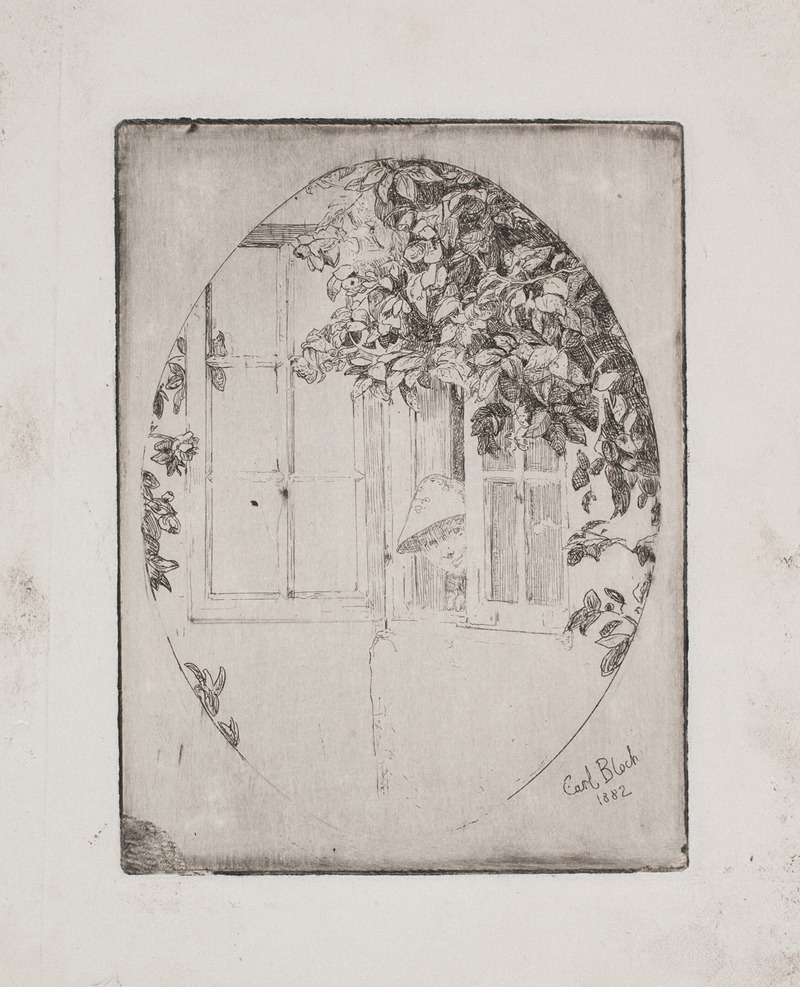 A young girl gazes out of an open window, capturing a moment of innocence.