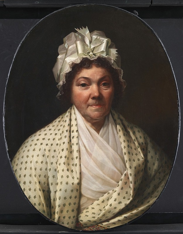 A portrait of Cecilie Marie Elisabeth Schouw by Jens Juel.
