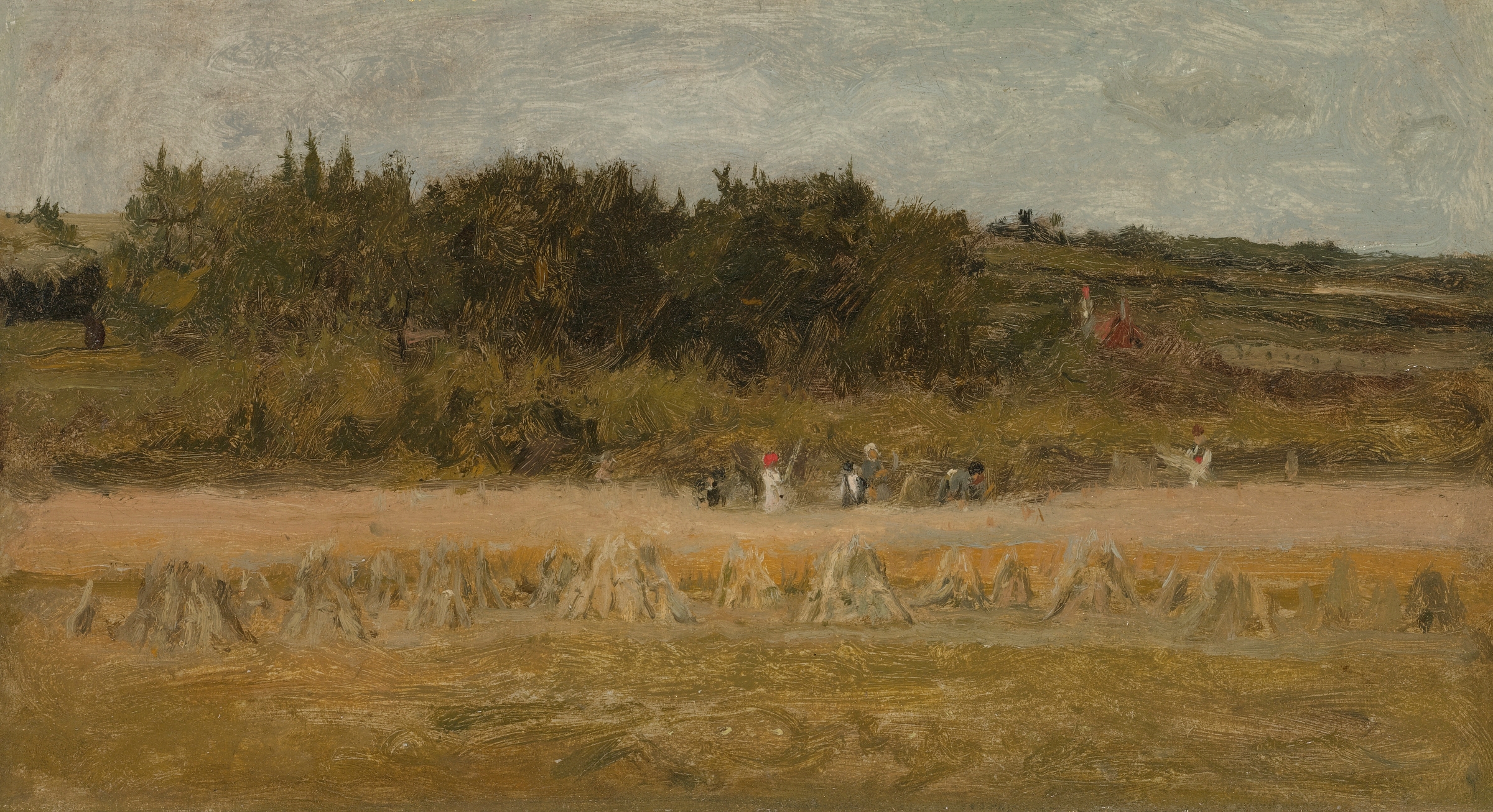 Landscape Sketch, by Eastman Johnson, public domain