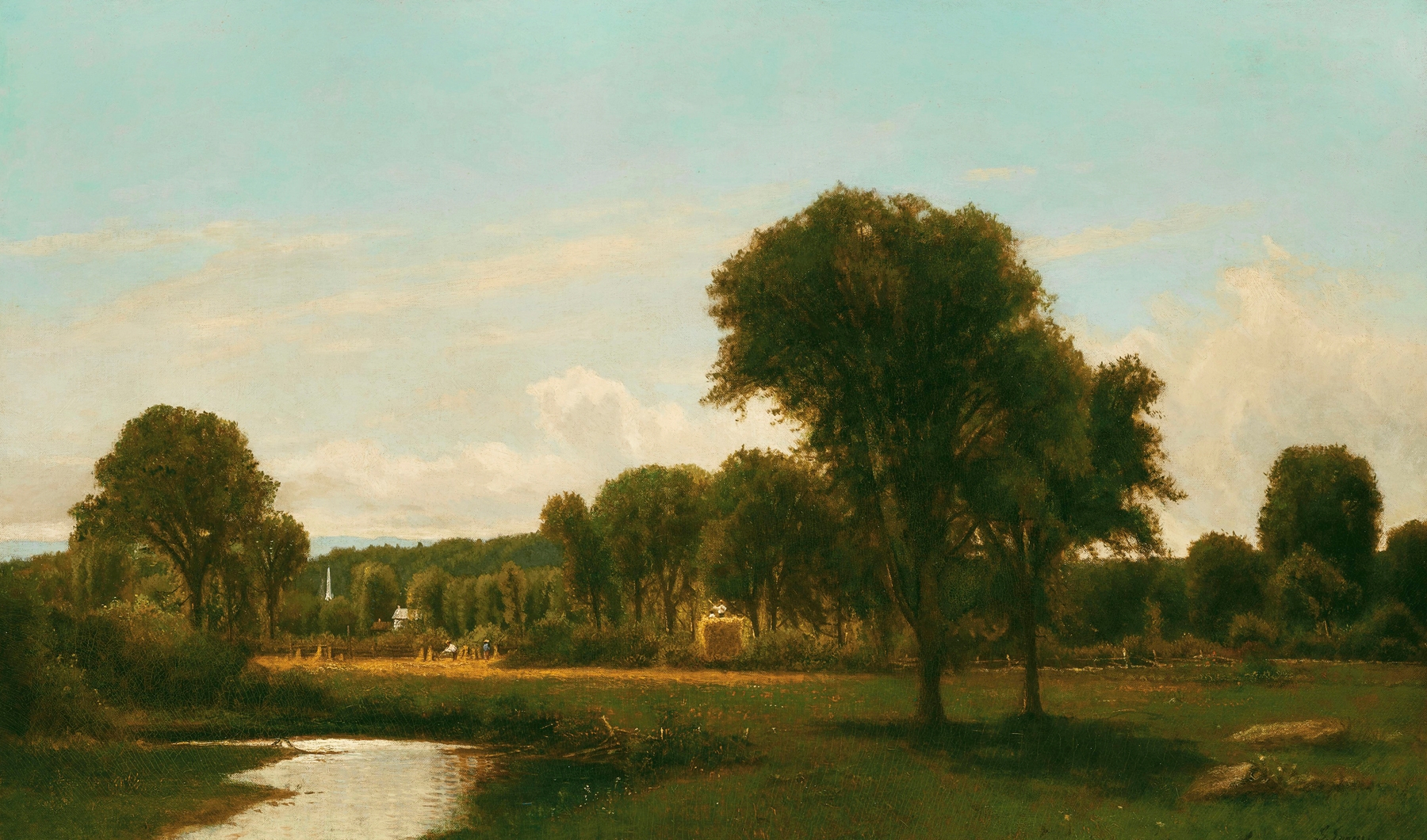Medfield Landscape, by George Inness, public domain
