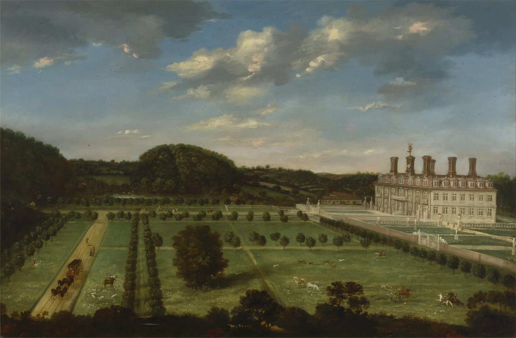 A View of Bayhall, Pembury, Kent, by Jan Siberechts, public domain