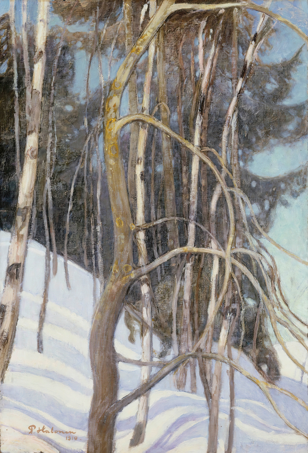 Day in March, by Pekka Halonen, public domain