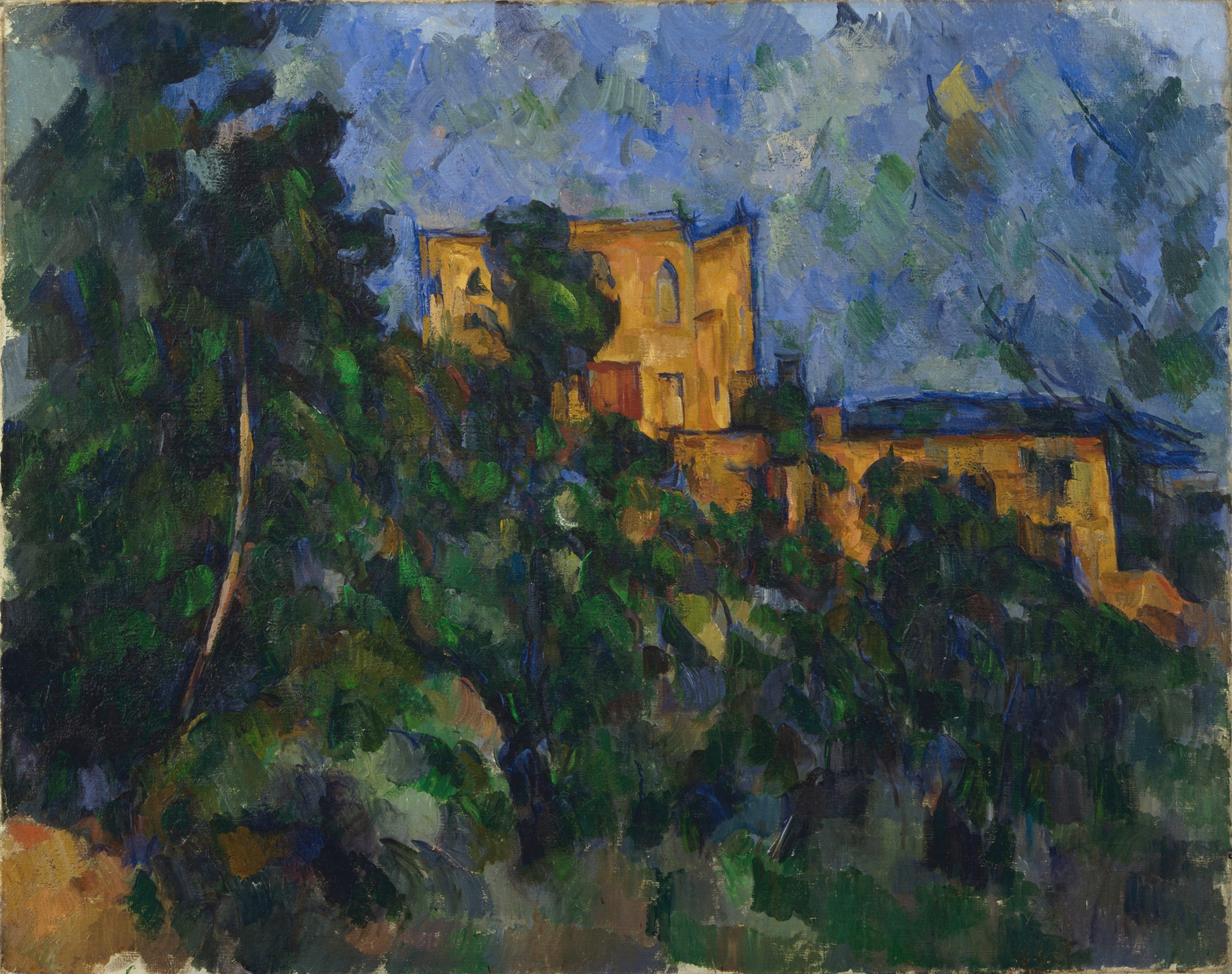 Château Noir, by Paul Cezanne, public domain
