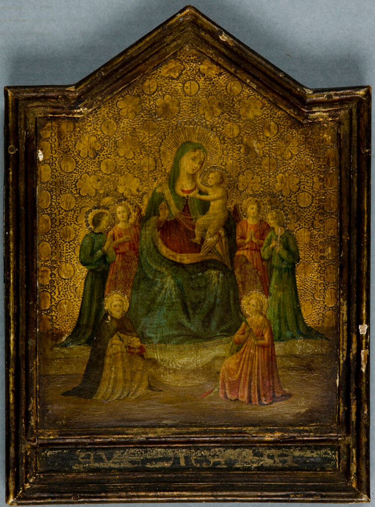 Madonna and Child with Saints, by Fra Angelico, public domain