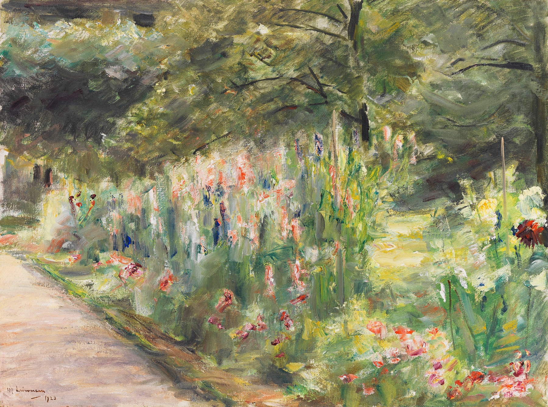 Der Nutzgarten in Wannsee nach Südosten, by Max Liebermann, public domain