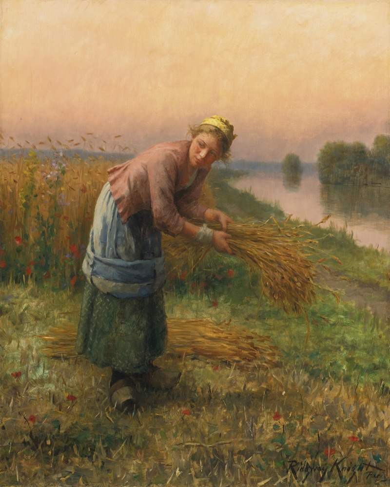 The Gleaner by Daniel Ridgway Knight