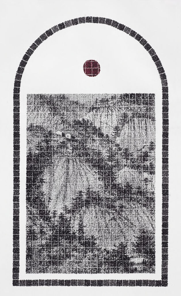 A Thousand Trees on Rolling Hills, from the series "Sacrifice", by Lee Chun-Yi (Li Junyi) 李君毅, public domain