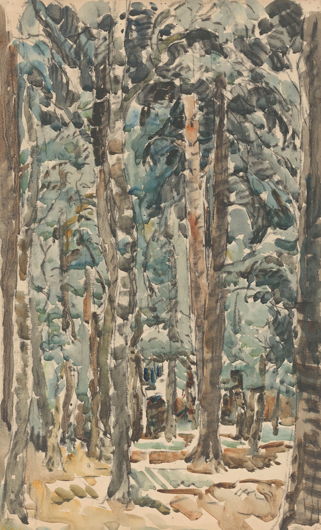 Bosgezicht, by Wilhelmus Johannes Steenhoff, public domain