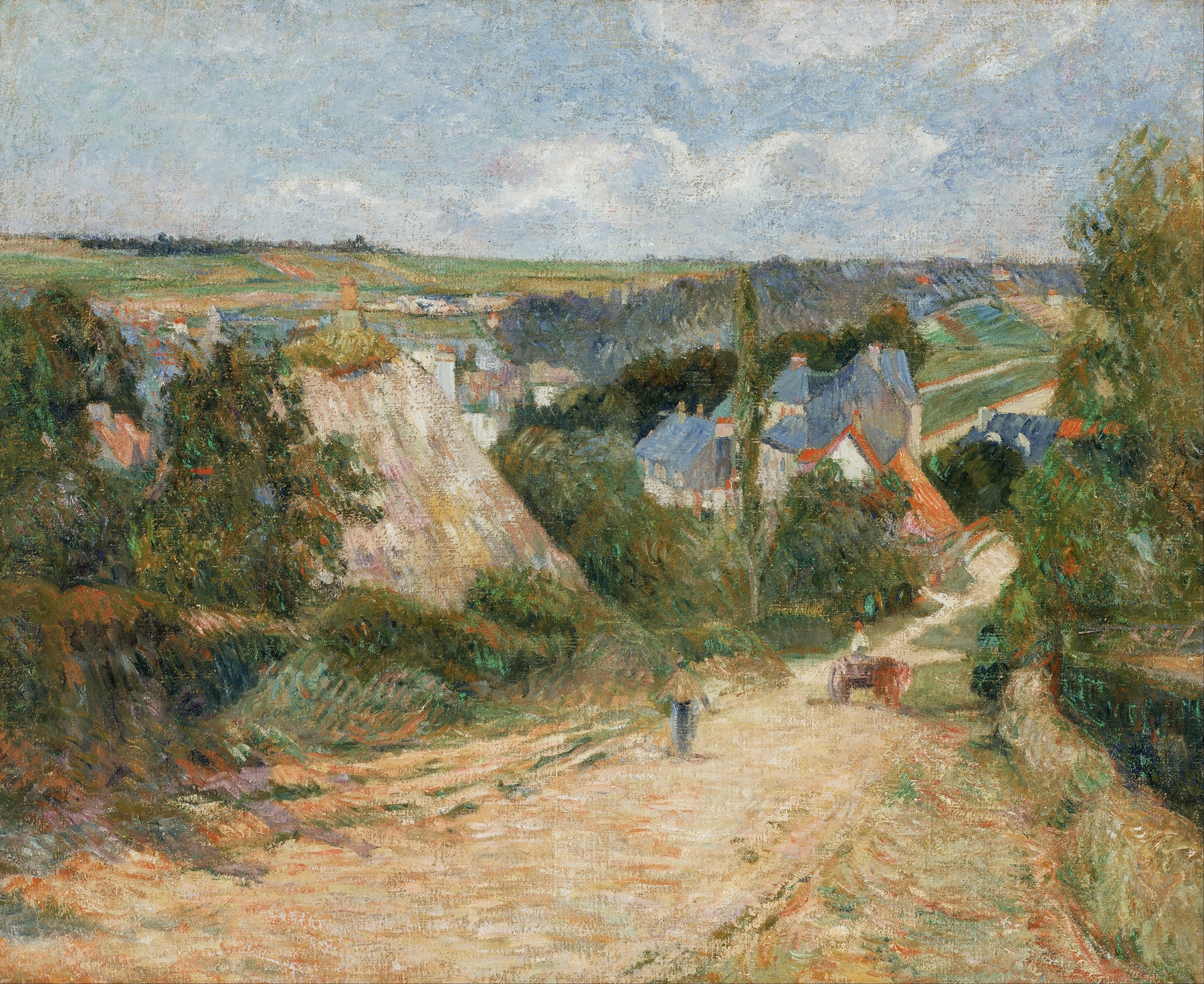 Entrance to the Village of Osny, by Paul Gauguin, public domain