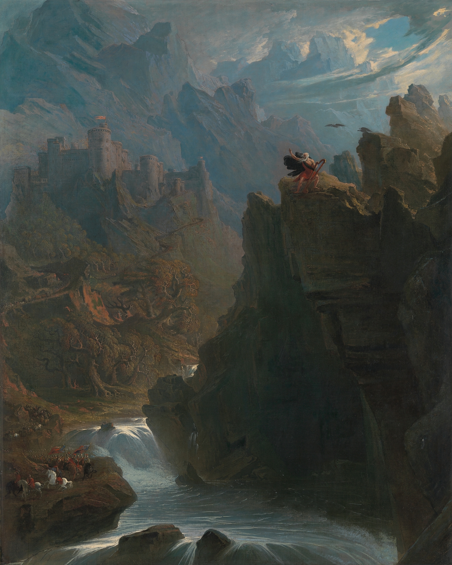 The Bard, by John Martin, public domain