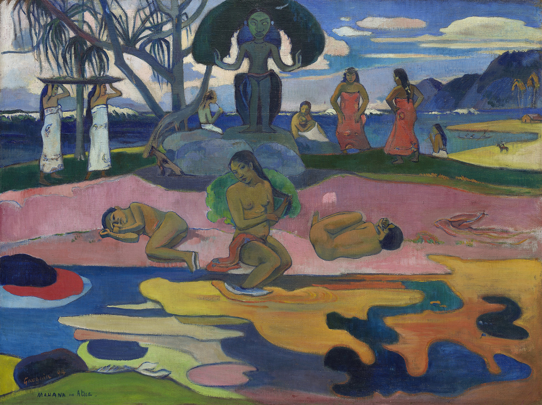 Mahana no atua (Day of the God), by Paul Gauguin, public domain