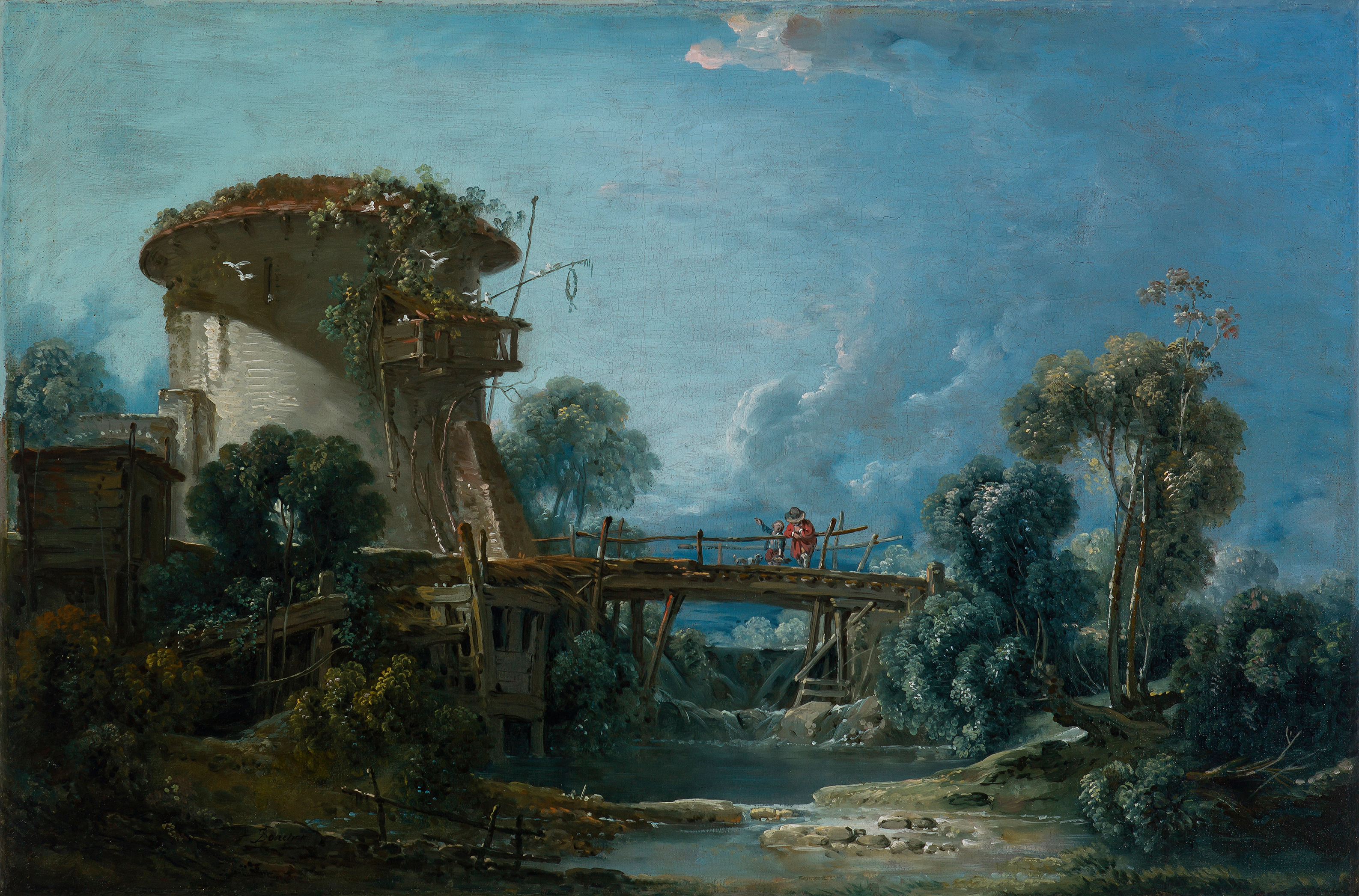 The Dovecote, by François Boucher, public domain