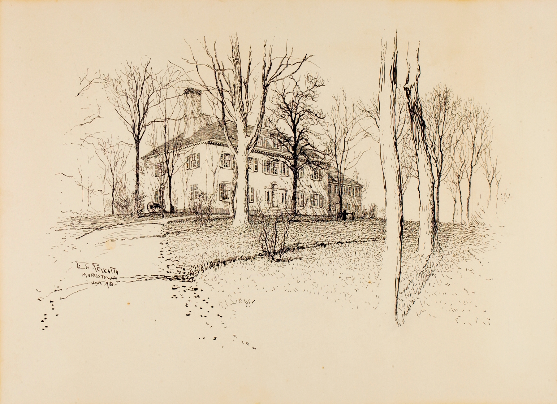 Morristown, by Ernest Peixotto, public domain