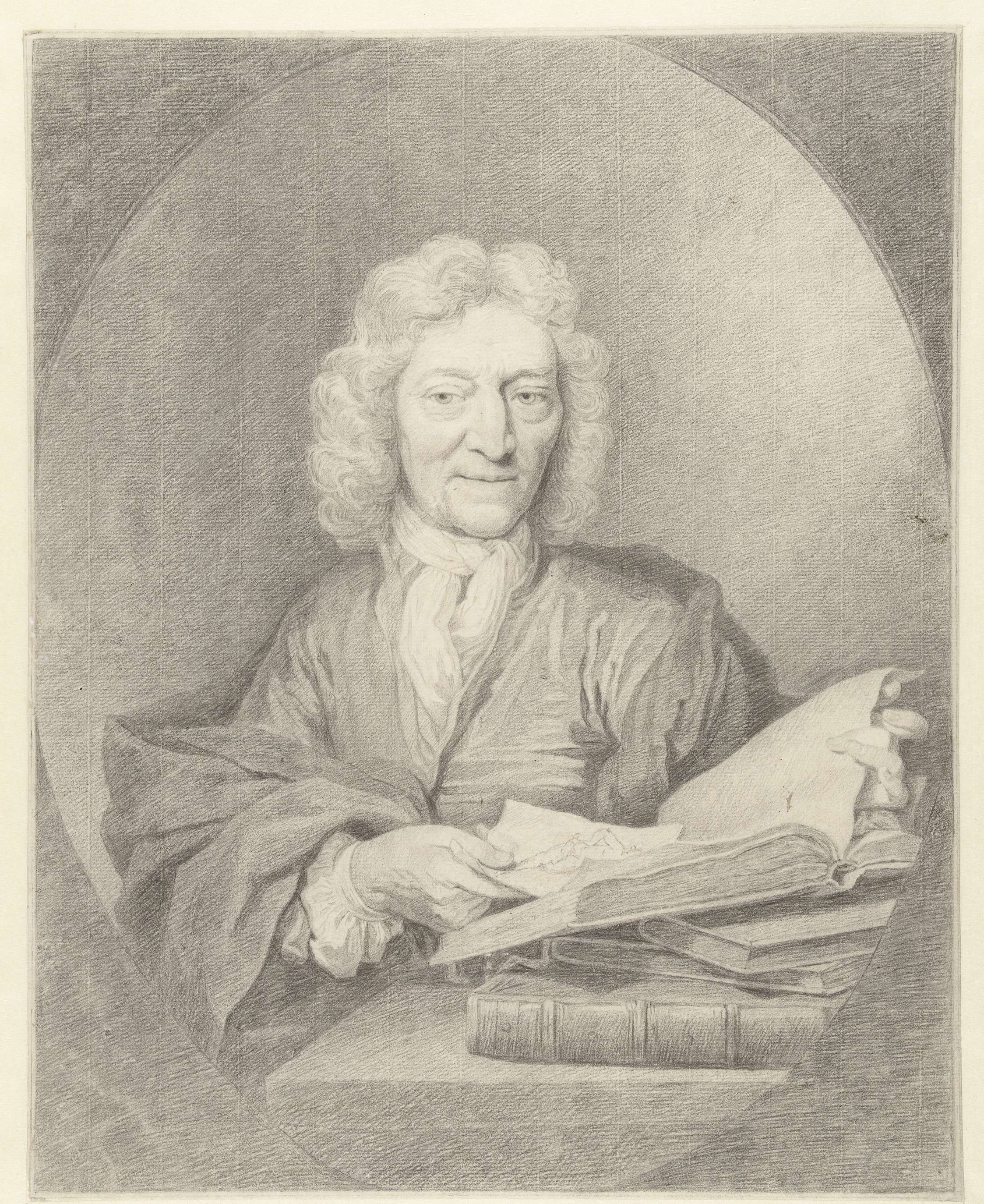 Portrait of Jan Pietersz. Zomer, paper by Arnold Boonen