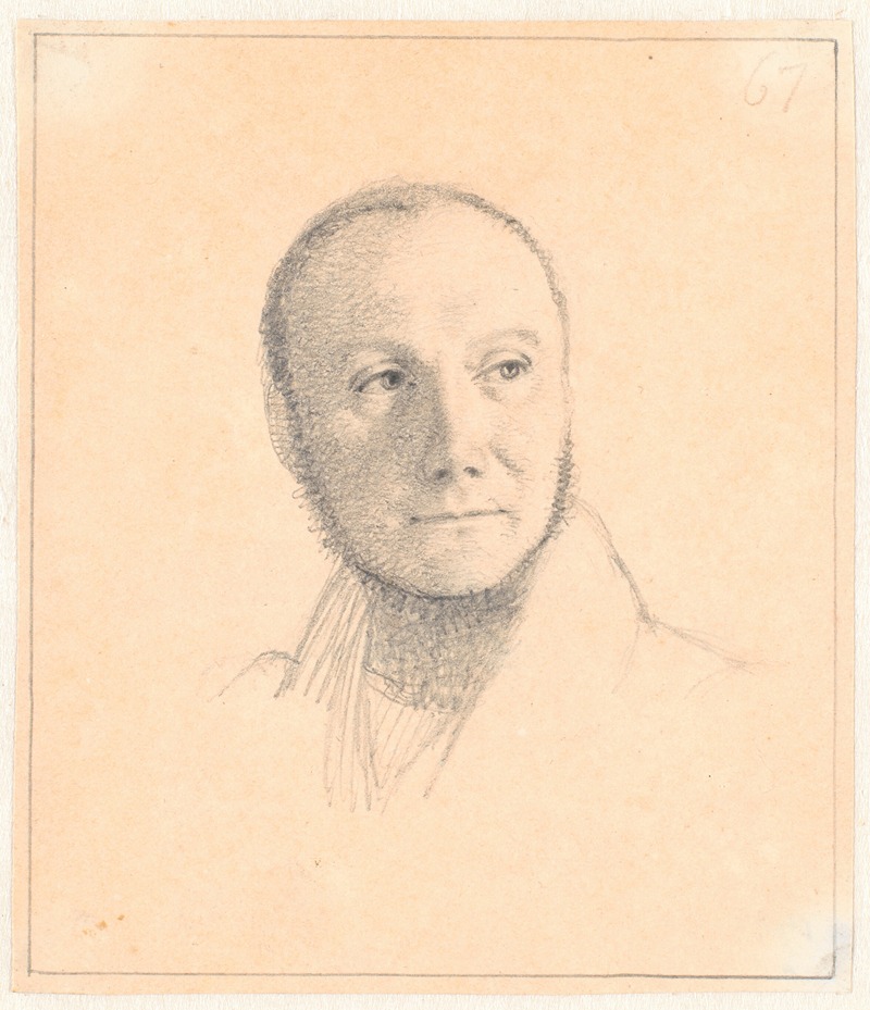 Portrait of Christian Waagepetersen by Wilhelm Marstrand.