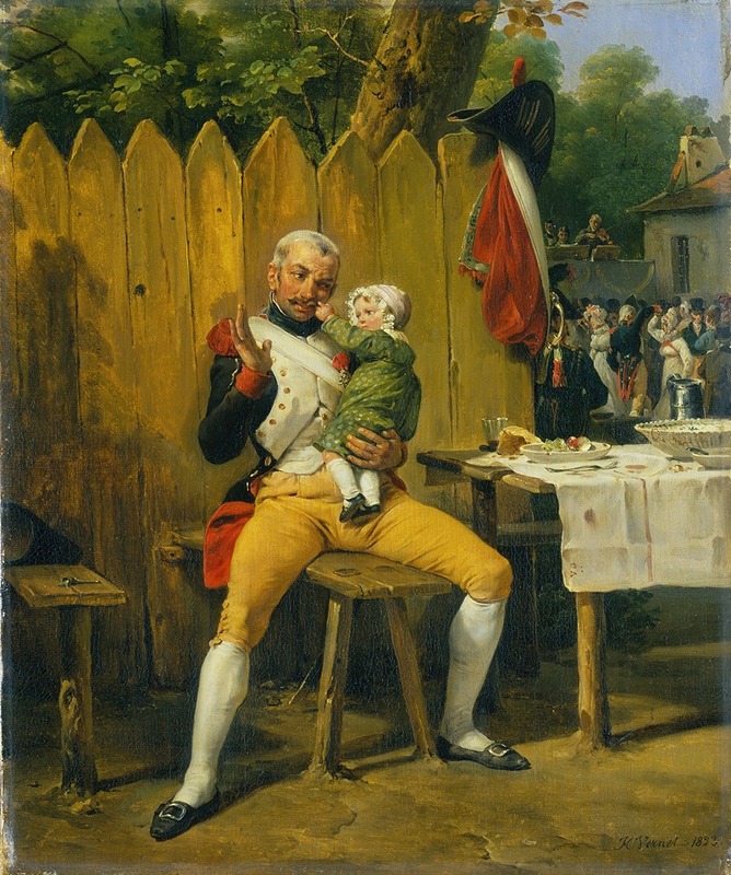 A depiction of a veteran at home, showcasing the realities of post-war life.