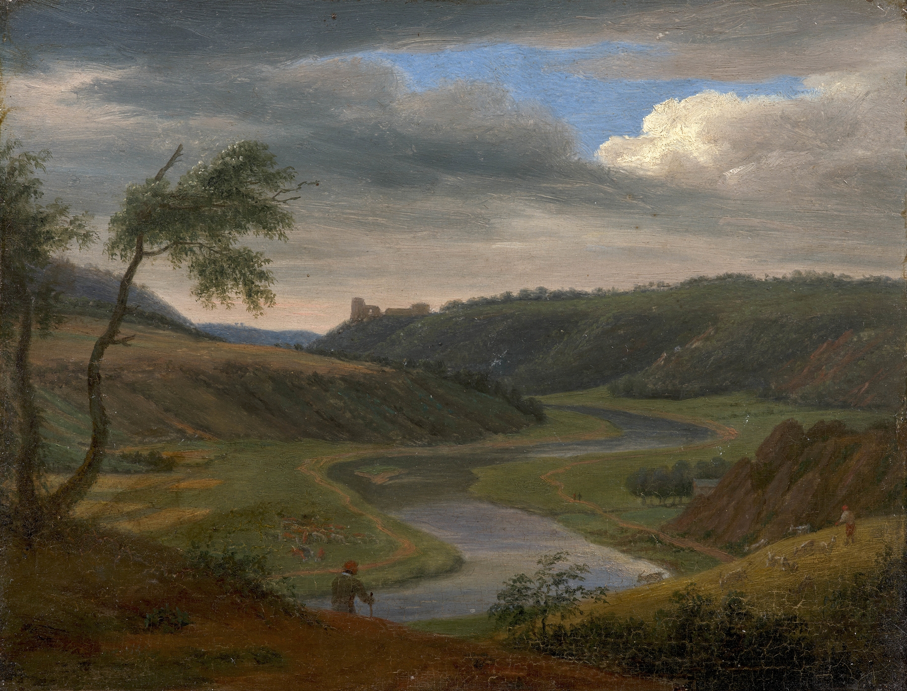 Landscape representing the Meuse, Rococo style, by Elisabeth Louise Vigée Le Brun